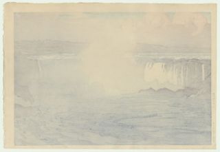 Niagara Falls 1925 Original Hiroshi Yoshida Print