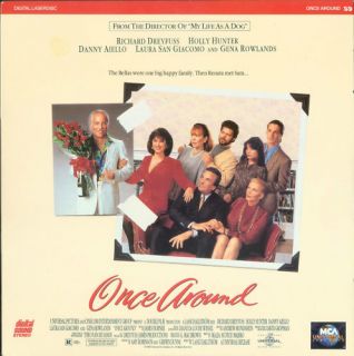 Once Around Laserdisc Holly Hunter LD Dolby Surround