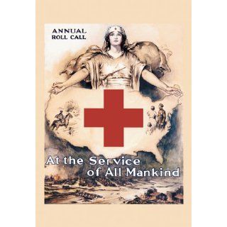 At the Service of All Mankind 12X18 Art Paper with Gold