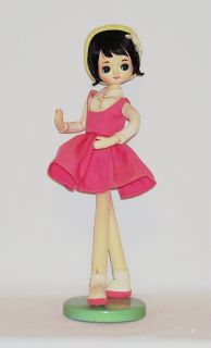 Holiday Fair Hedaya Co NYC Big Eyed Pose Doll 1963 Japan