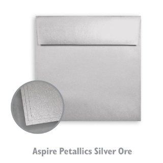 ASPIRE Petallics Silver Ore Envelope   250/Box Office