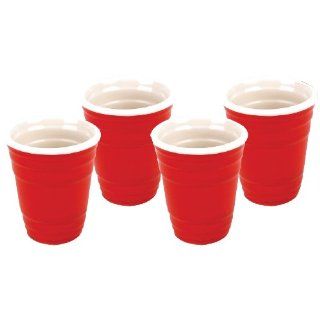 Big Mouth Toys Red Cup Shots, Set of 4
