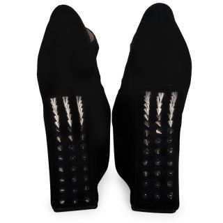  Shoes Spike Stud Mary Jane Wedge Platform Heel Less Size 5 10