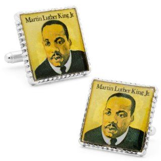 Martin Luther King Jr. Stamp Cufflinks: Jewelry: 