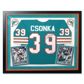 Larry Csonka Miami Dolphins Deluxe Framed Autographed