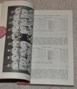 1912 spalding baseball record book ny