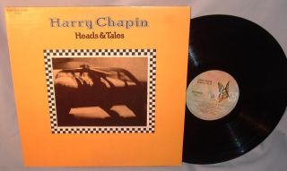 LP Harry Chapin Heads Tales GF Canada w Taxi Near Mint