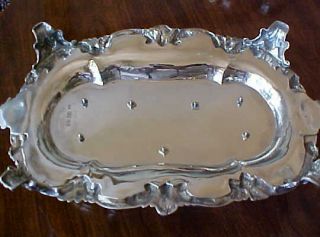  ELEGANT LARGE VICTORIAN INKSTAND BY LONDON SILVERSMITH HENRY HOLLAND