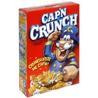 CapN Crunch Cereal, The Larger 16 Ounce Boxes (Pack of 4) 