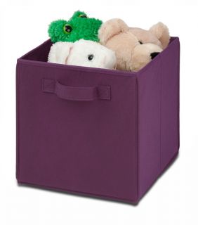 Honey Can do Purple Folding Storage Cube SFT 01763 2 PK