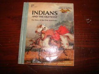 Golden Library of Knowledge Indians and The Old West Story of 1st