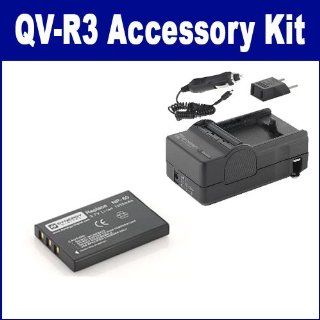 Casio Exilim QV R3 Digital Camera Accessory Kit includes