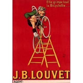 J. B. Louvet Vintage Giclee Bicycle Poster Everything