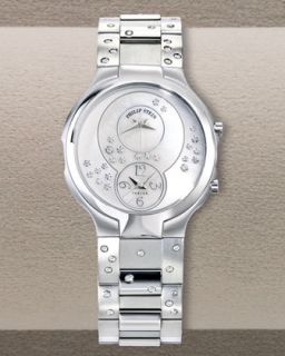 Philip Stein Teslar Small Scattered Diamond Watch   Neiman Marcus