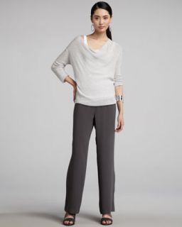 T4NX8 Eileen Fisher Sequined Knit Sweater, Womens