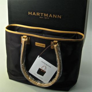Hartmann Black Day Tote Fashionable Light Durable UPC 046741146843 No