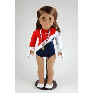 Gymnastics Set for 18 Inch Dolls Including the American