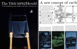 Triumph Herald 1960 The Triumph Herald 3 Full Engineering Years Ahead