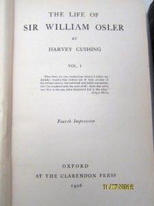 Medical Sir William Osler Harvey Cushing Neurosurgery Johns Hopkins