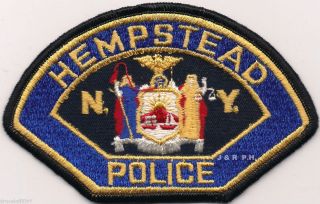  Hempstead New York Shoulder Police Patch Fire