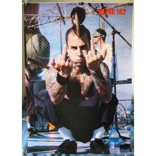 Blink 182 POSTER 20x28 Travis Barker flipping off the