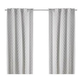 Brand New IKEA Henny Rand 2 Panels Window Curtains 57x98 Drapes White