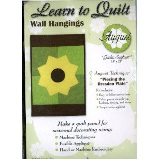 Learn to Quilt   Wall Hangings   August   Garden Sunflower