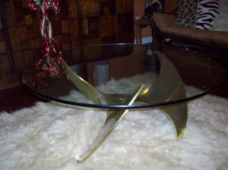   Modern Retro Propeller Coffee Table By Knut Hesterberg Atomic Ranch