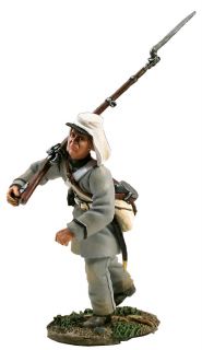  War Toy Soldiers W Britain Confederate with Havelock 1 32 Scale 31117
