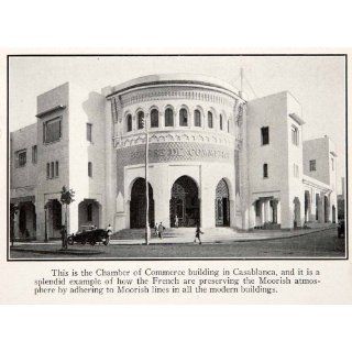1925 Print Moorish Building Casablanca Africa Chamber