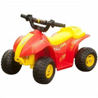 Mini Power Quad  Red With Yellow   6V Battery 90488B Toys