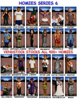 24 New Retired Series 6 Homies Figures Complete Set You Pick One