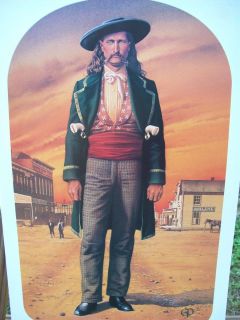 Wild Bill Hickok James Butler Hickok Outlaw Print by George I Parrish