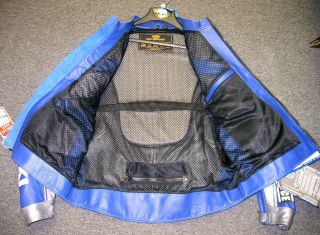 Genuine Agvsport Suzuki busa Size 50 Leather Jacket