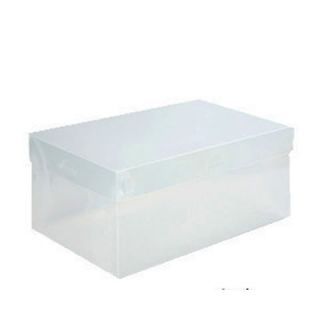 Ladies Storage Shoe Box Case Home Organization 6 Colors Transparent