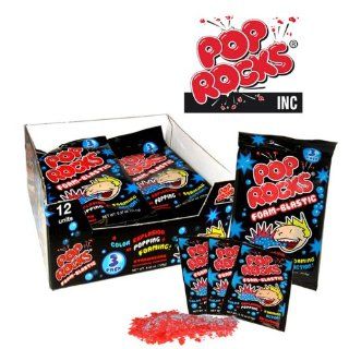 Pop Rocks Foam Blastic Candy Strawberry Flavor 12 Count: 