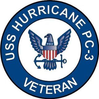 US Navy USS Hurricane PC 3 Ship Veteran Decal Sticker 5.5  