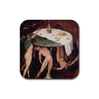 Hieronymus Bosch Temptation St Antonius Rubber Coasters