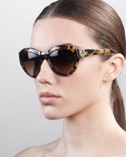 D0CNA Tory Burch Rounded Cat Eye Sunglasses