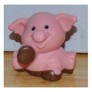Little People Pink Pig Piggy Piglet with Mud on Paws 2001