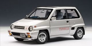 HONDA CITY TURBO II   SILVER WITH MOTOCOMPO IN RED WITH IRON BULLDOG