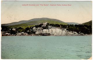 Highland Falls NY Hudson River Stone Quarry Postcard