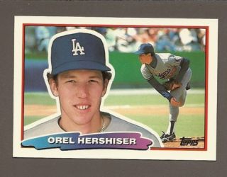 Orel Hershiser 1988 Topps 91 Baseball Comics Card