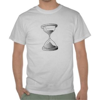 reloj de arena de la Feliz Año Nuevo T Shirt 