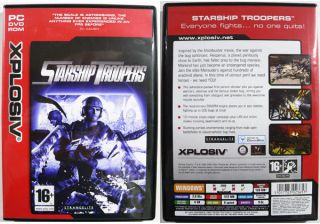 PC Game Xplosiv Starship Troopers FPS Shooter Video Game RARE