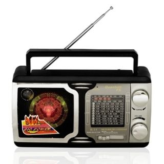  Shortwave 12 Band Am FM TV SW1 SW9 Radio w Headphone Jack