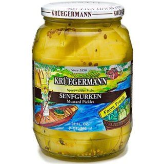 Senfgurken Mustard Pickles 32 fl oz Grocery & Gourmet