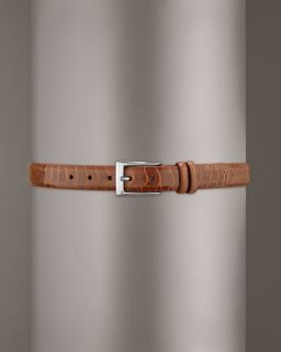 kleinberg ostrich leg belt cognac $ 165