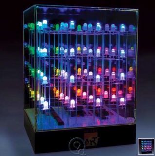 Hi Tec Art Hypnotic 64 LED Light Changing Cube Acrylic
