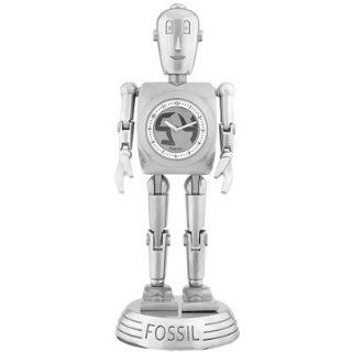 FOSSIL BIGTIC MAN ROBOT SILVER CLOCK WATCH Watches 